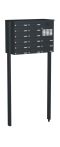 Knobloch Briefkastenanlage FS151-244H, Farbe: RAL 7016 Anthrazitgrau glatt matt