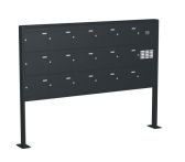 Knobloch Briefkastenanlage FS152-200-P, Farbe: RAL 7016 Anthrazitgrau glatt matt