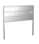 Knobloch Briefkastenanlage FS153-244-E, Farbe: Edelstahl