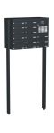Knobloch Briefkastenanlage FS153-244H, Farbe: RAL 7016 Anthrazitgrau glatt matt