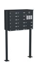 Knobloch Briefkastenanlage FS153-244H-P, Farbe: RAL 7016 Anthrazitgrau glatt matt