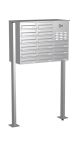 Knobloch Briefkastenanlage FS153-244H-P-E, Farbe: Edelstahl