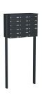 Knobloch Briefkastenanlage FS160-244H, Farbe: RAL 7016 Anthrazitgrau glatt matt