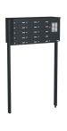 Knobloch Briefkastenanlage FS161-244H, Farbe: RAL 7016 Anthrazitgrau glatt matt