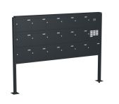 Knobloch Briefkastenanlage FS162-244-P, Farbe: RAL 7016 Anthrazitgrau glatt matt
