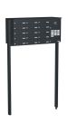 Knobloch Briefkastenanlage FS163-244H, Farbe: RAL 7016 Anthrazitgrau glatt matt