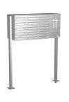 Knobloch Briefkastenanlage FS163-244H-P-E, Farbe: Edelstahl