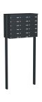 Knobloch Briefkastenanlage FS170-244H, Farbe: RAL 7016 Anthrazitgrau glatt matt