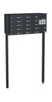 Knobloch Briefkastenanlage FS171-244H, Farbe: RAL 7016 Anthrazitgrau glatt matt