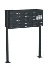 Knobloch Briefkastenanlage FS171-244H-P, Farbe: RAL 7016 Anthrazitgrau glatt matt