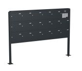 Knobloch Briefkastenanlage FS172-244-P, Farbe: RAL 7016 Anthrazitgrau glatt matt
