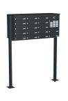 Knobloch Briefkastenanlage FS173-244H-P, Farbe: RAL 7016 Anthrazitgrau glatt matt