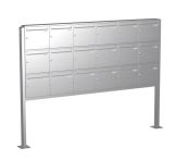 Knobloch Briefkastenanlage FS180-244-P-E, Farbe: Edelstahl