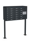 Knobloch Briefkastenanlage FS181-220-P, Farbe: RAL 7016 Anthrazitgrau glatt matt