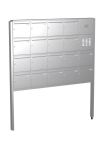 Knobloch Briefkastenanlage FS181-244-E, Farbe: Edelstahl