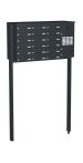 Knobloch Briefkastenanlage FS181-244H, Farbe: RAL 7016 Anthrazitgrau glatt matt