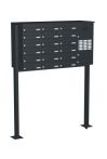 Knobloch Briefkastenanlage FS181-244H-P, Farbe: RAL 7016 Anthrazitgrau glatt matt