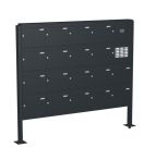 Knobloch Briefkastenanlage FS182-244-P, Farbe: RAL 7016 Anthrazitgrau glatt matt
