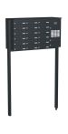 Knobloch Briefkastenanlage FS182-244H, Farbe: RAL 7016 Anthrazitgrau glatt matt