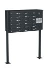 Knobloch Briefkastenanlage FS182-244H-P, Farbe: RAL 7016 Anthrazitgrau glatt matt