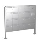 Knobloch Briefkastenanlage FS183-244-P-E, Farbe: Edelstahl