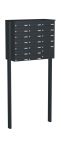 Knobloch Briefkastenanlage FS190-244H, Farbe: RAL 7016 Anthrazitgrau glatt matt