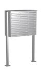 Knobloch Briefkastenanlage FS190-244H-P-E, Farbe: Edelstahl