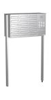 Knobloch Briefkastenanlage FS191-244H-E, Farbe: Edelstahl