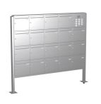 Knobloch Briefkastenanlage FS192-244-P-E, Farbe: Edelstahl