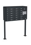 Knobloch Briefkastenanlage FS193-220-P, Farbe: RAL 7016 Anthrazitgrau glatt matt