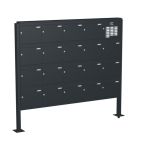 Knobloch Briefkastenanlage FS193-244-P, Farbe: RAL 7016 Anthrazitgrau glatt matt
