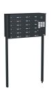 Knobloch Briefkastenanlage FS193-244H, Farbe: RAL 7016 Anthrazitgrau glatt matt