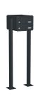 Knobloch Briefkastenanlage FS20-220-P, Farbe: RAL 7016 Anthrazitgrau glatt matt