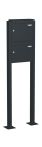 Knobloch Briefkastenanlage FS20-244A-P, Farbe: RAL 7016 Anthrazitgrau glatt matt