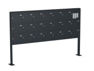 Knobloch Briefkastenanlage FS201-200-P, Farbe: RAL 7016 Anthrazitgrau glatt matt