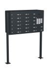 Knobloch Briefkastenanlage FS201-220-P, Farbe: RAL 7016 Anthrazitgrau glatt matt
