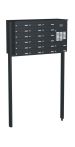 Knobloch Briefkastenanlage FS202-244H, Farbe: RAL 7016 Anthrazitgrau glatt matt