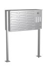 Knobloch Briefkastenanlage FS202-244H-P-E, Farbe: Edelstahl