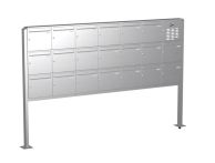 Knobloch Briefkastenanlage FS203-244-P-E, Farbe: Edelstahl