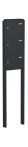 Knobloch Briefkastenanlage FS30-244A, Farbe: RAL 7016 Anthrazitgrau glatt matt