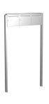 Knobloch Briefkastenanlage FS30-244B-E, Farbe: Edelstahl