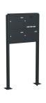 Knobloch Briefkastenanlage FS31-244-P, Farbe: RAL 7016 Anthrazitgrau glatt matt