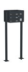 Knobloch Briefkastenanlage FS33-220-P, Farbe: RAL 7016 Anthrazitgrau glatt matt