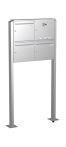 Knobloch Briefkastenanlage FS33-244-P-E, Farbe: Edelstahl