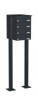 Knobloch Briefkastenanlage FS40-244H-P, Farbe: RAL 7016 Anthrazitgrau glatt matt