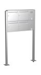 Knobloch Briefkastenanlage FS41-244-P-E, Farbe: Edelstahl