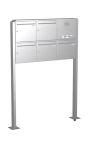 Knobloch Briefkastenanlage FS51-244-P-E, Farbe: Edelstahl
