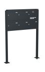 Knobloch Briefkastenanlage FS53-244-P, Farbe: RAL 7016 Anthrazitgrau glatt matt