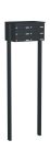 Knobloch Briefkastenanlage FS60-244H-B, Farbe: RAL 7016 Anthrazitgrau glatt matt