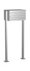 Knobloch Briefkastenanlage FS60-244H-B-P-E, Farbe: Edelstahl